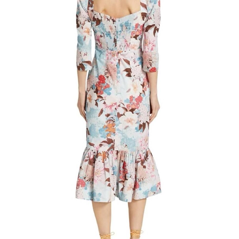 Cara Cara Japanese Floral Print Midi Dress - Picture 2 of 7